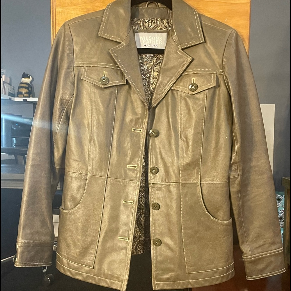 Wilson’s Leather Fitted Jacket